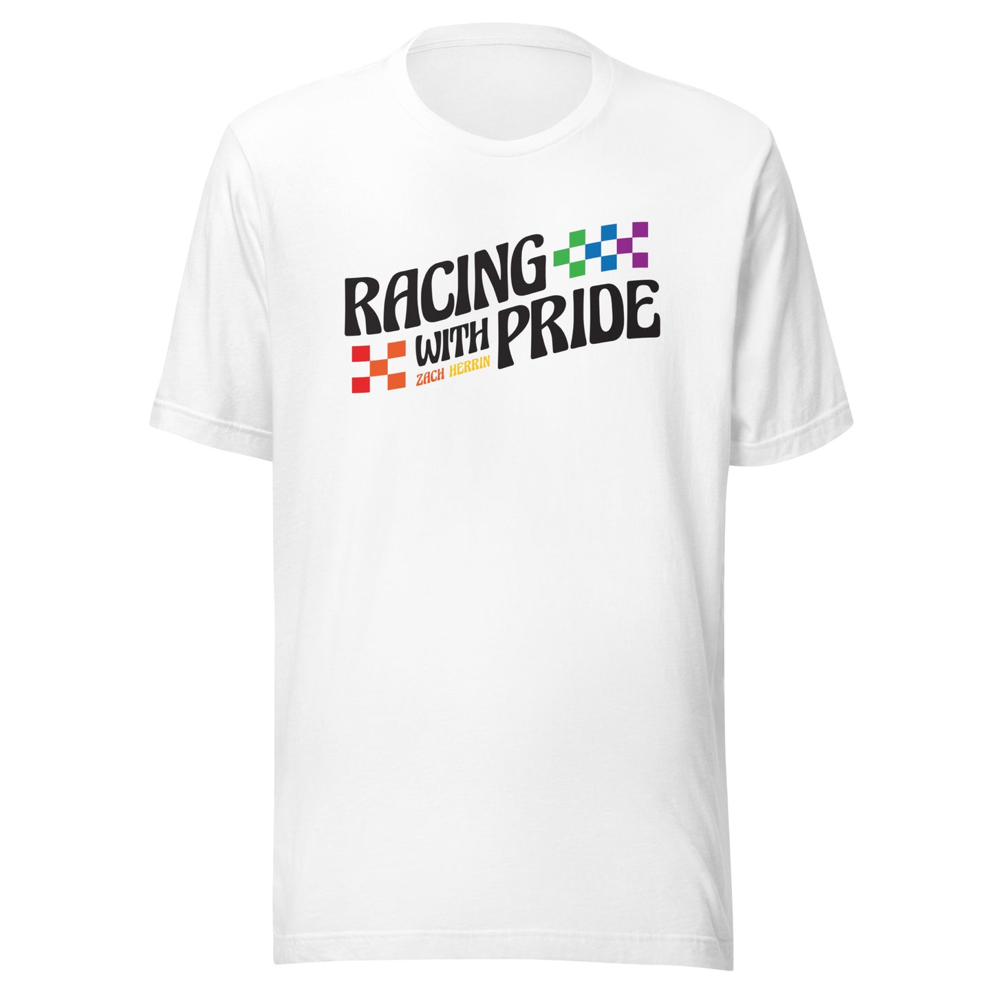 Racing With PRIDE - White T